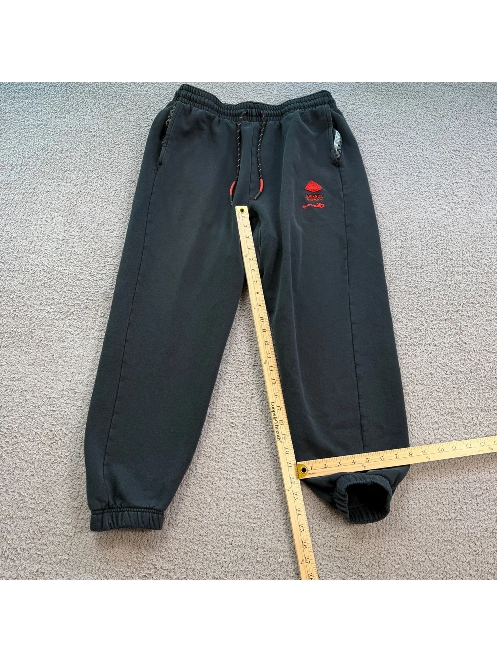 Nike Kyrie Irving Journey Reward Fleece Jogger Sweatpants Black Red Men's L